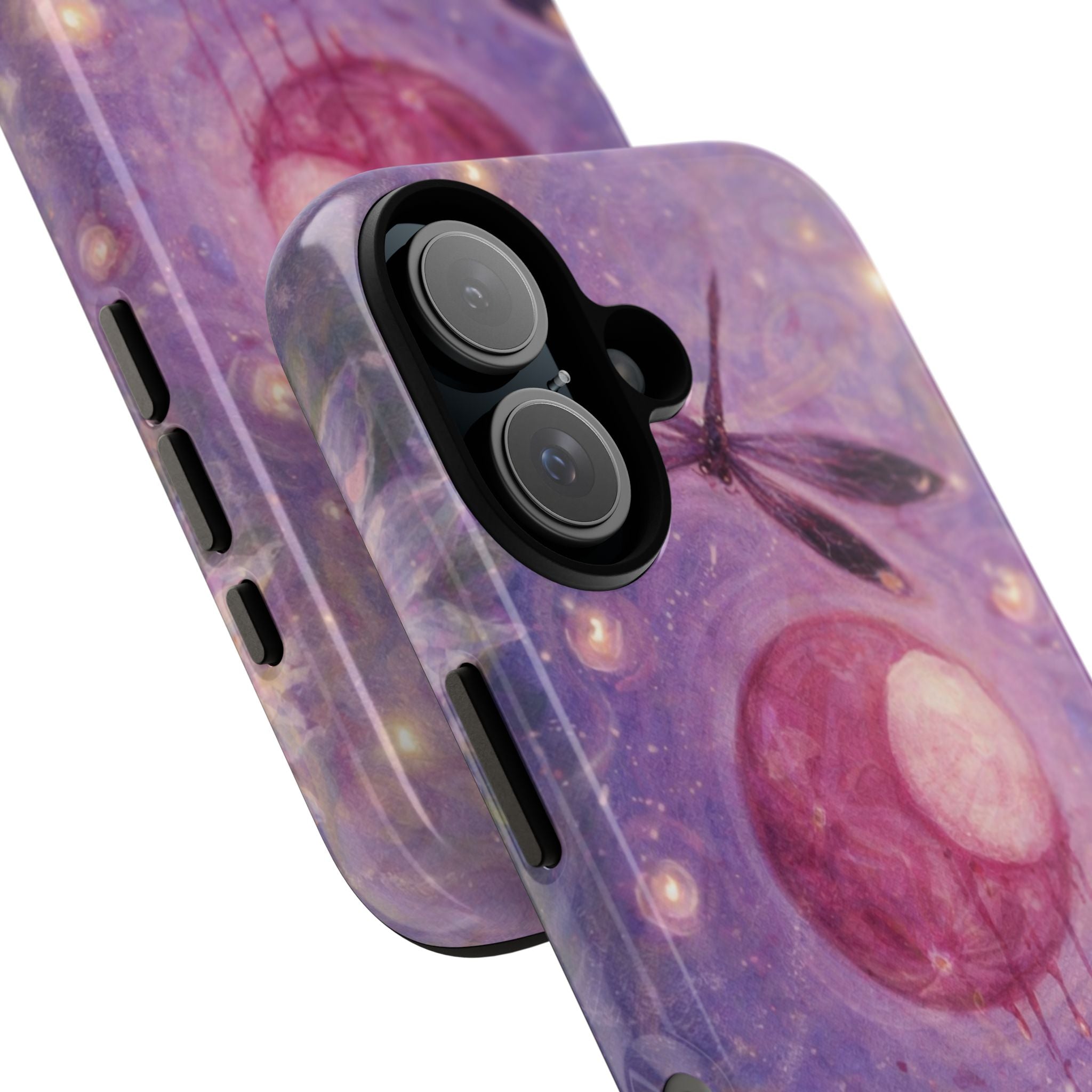 Mystic Dragonfly Phone Case — Celestial Magic Moon Art Protective Cover